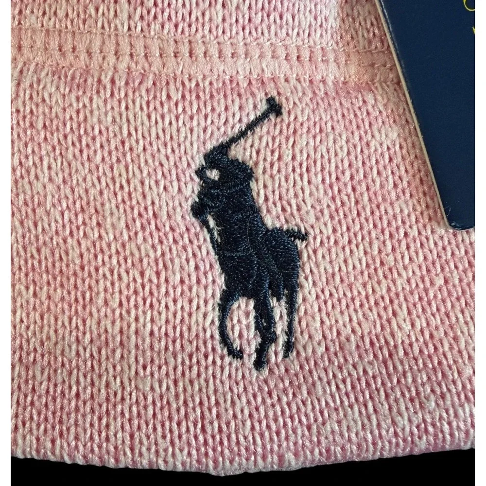 Polo Ralph Lauren Youth Girls Knit Pink Beanie Winter Hat Cap OSFA